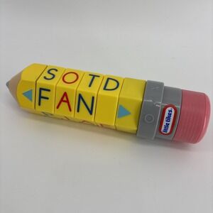 Vintage Little Tikes Learn Play 100 Words Spell‎ Spin Electronic Pencil Toy Only